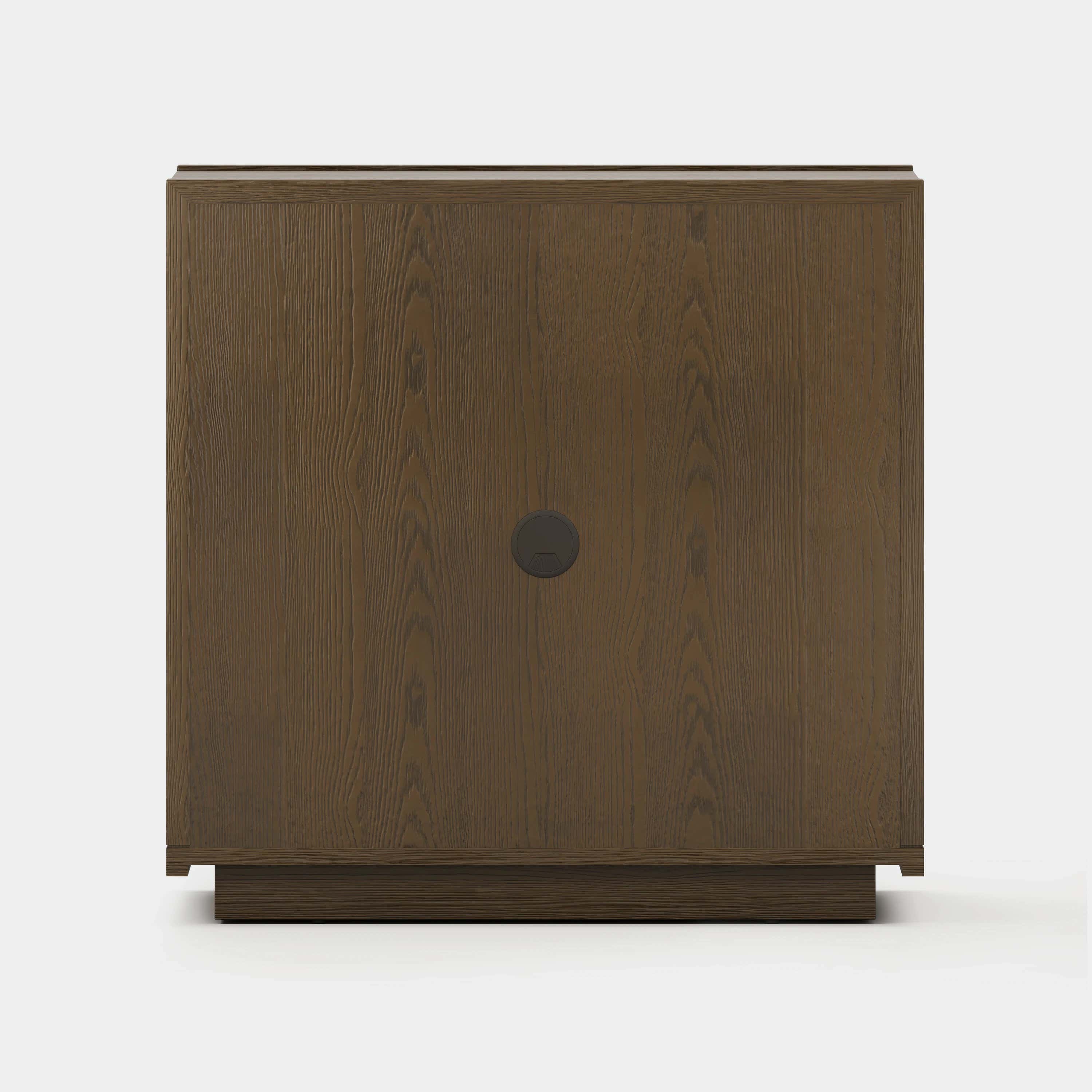 Alvar Arched 126″ Oak Media Console(Set of 4)