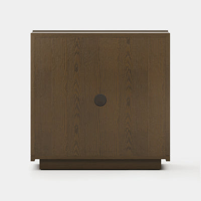 Alvar Arched 30" Oak Storage Cabinet