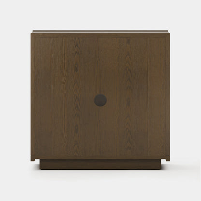 Alvar Arched 32″  Oak Storage Cabinet