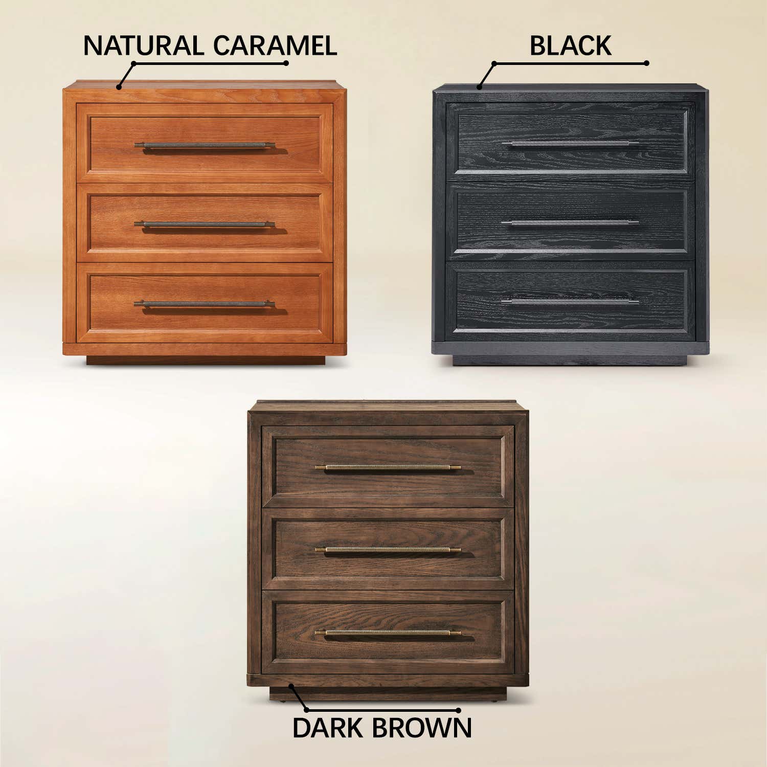 Alvar 126″ Oak 12-Drawer Chest(Set of 4)