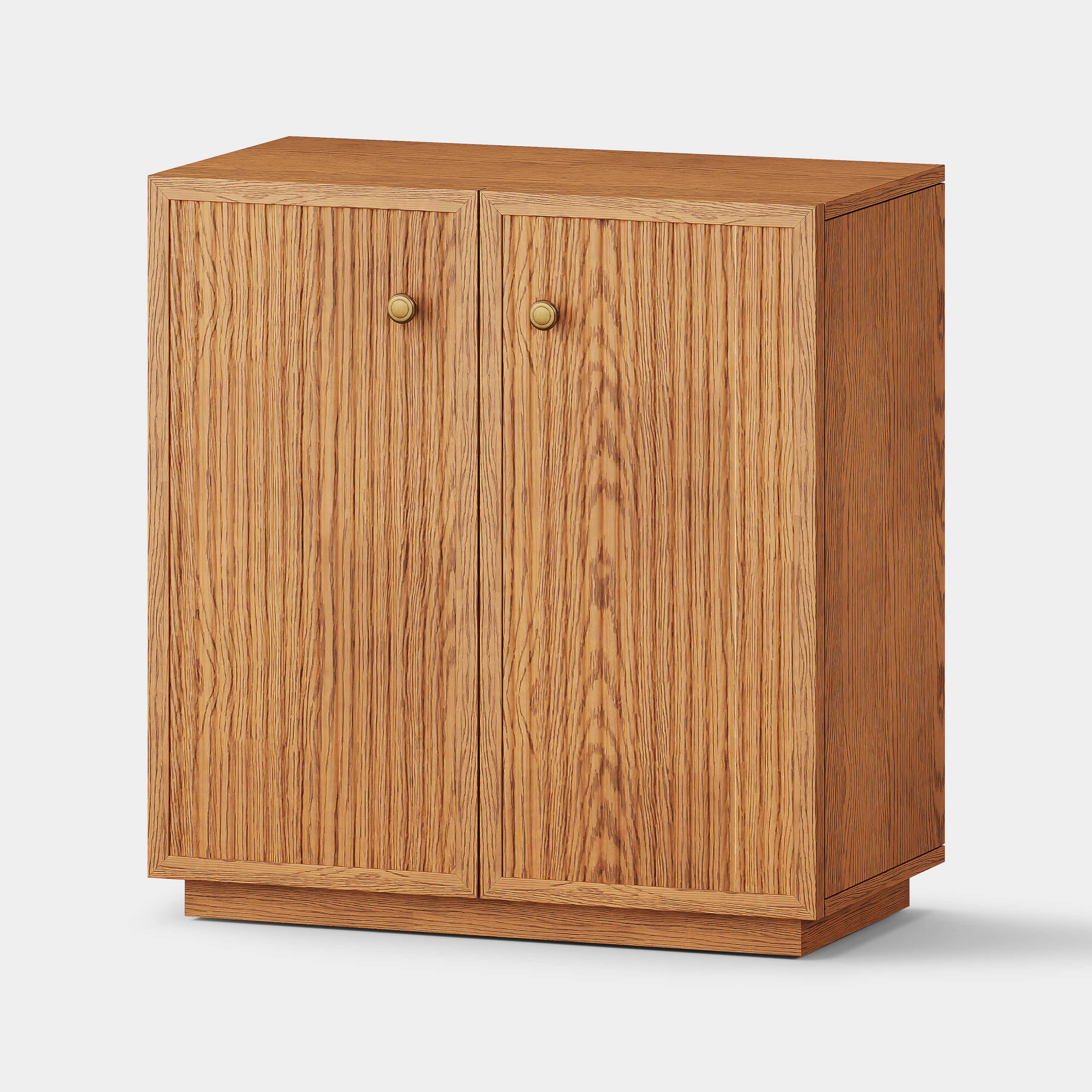 Avery Oak Cabinet 60"W (Set of 2)