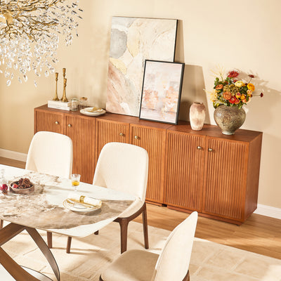 Avery Oak Media Console 90"W(Set of 3)