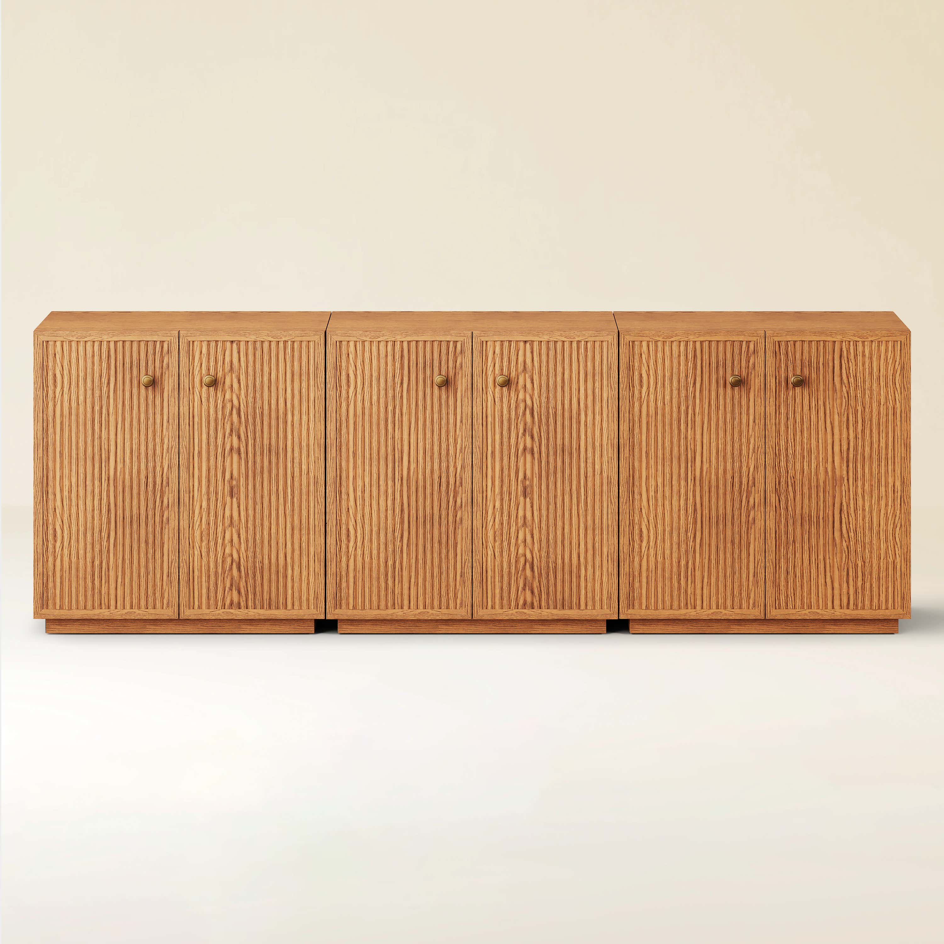 Avery Oak Sideboard 90"W(Set of 3)