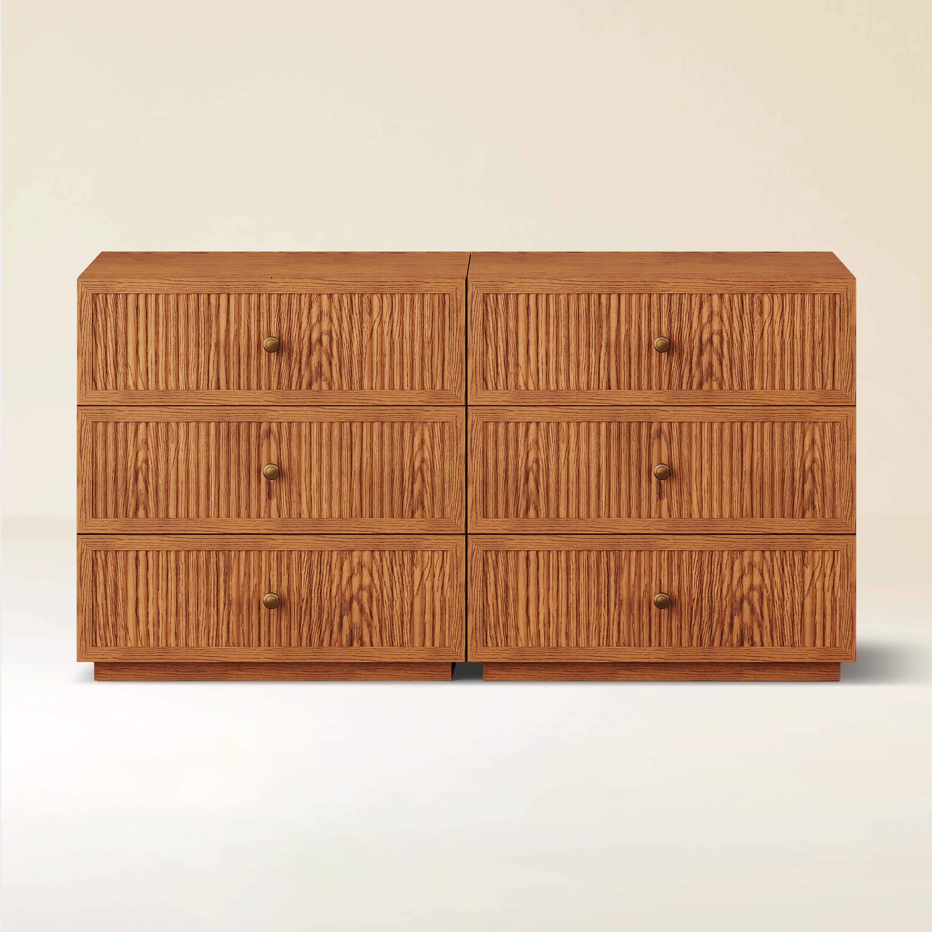 Avery Oak Drawer 60"W (Set of 2)