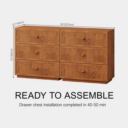 Avery Oak Drawer 60"W (Set of 2)