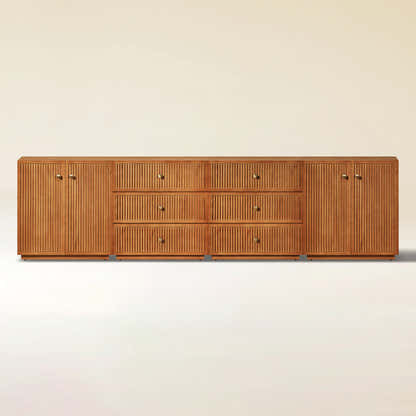 Avery Oak Modular Media Console 120"W