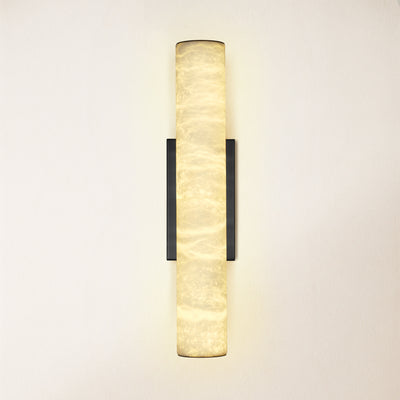 Sylvia Palladian Alabaster Wall Sconce 20"H