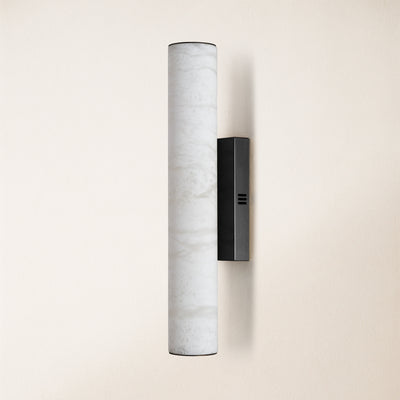 Sylvia Palladian Alabaster Wall Sconce 20"H