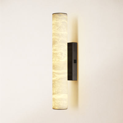 Sylvia Palladian Alabaster Wall Sconce 20"H
