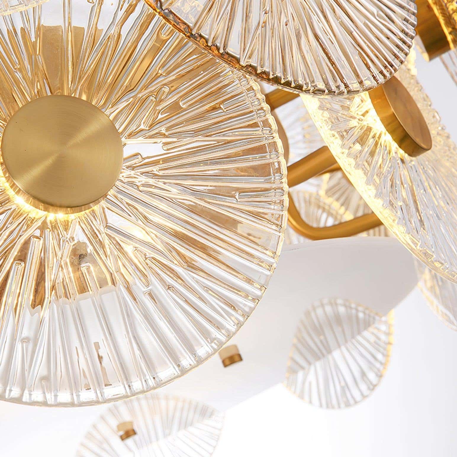 Axiora Glass Round Chandelier
