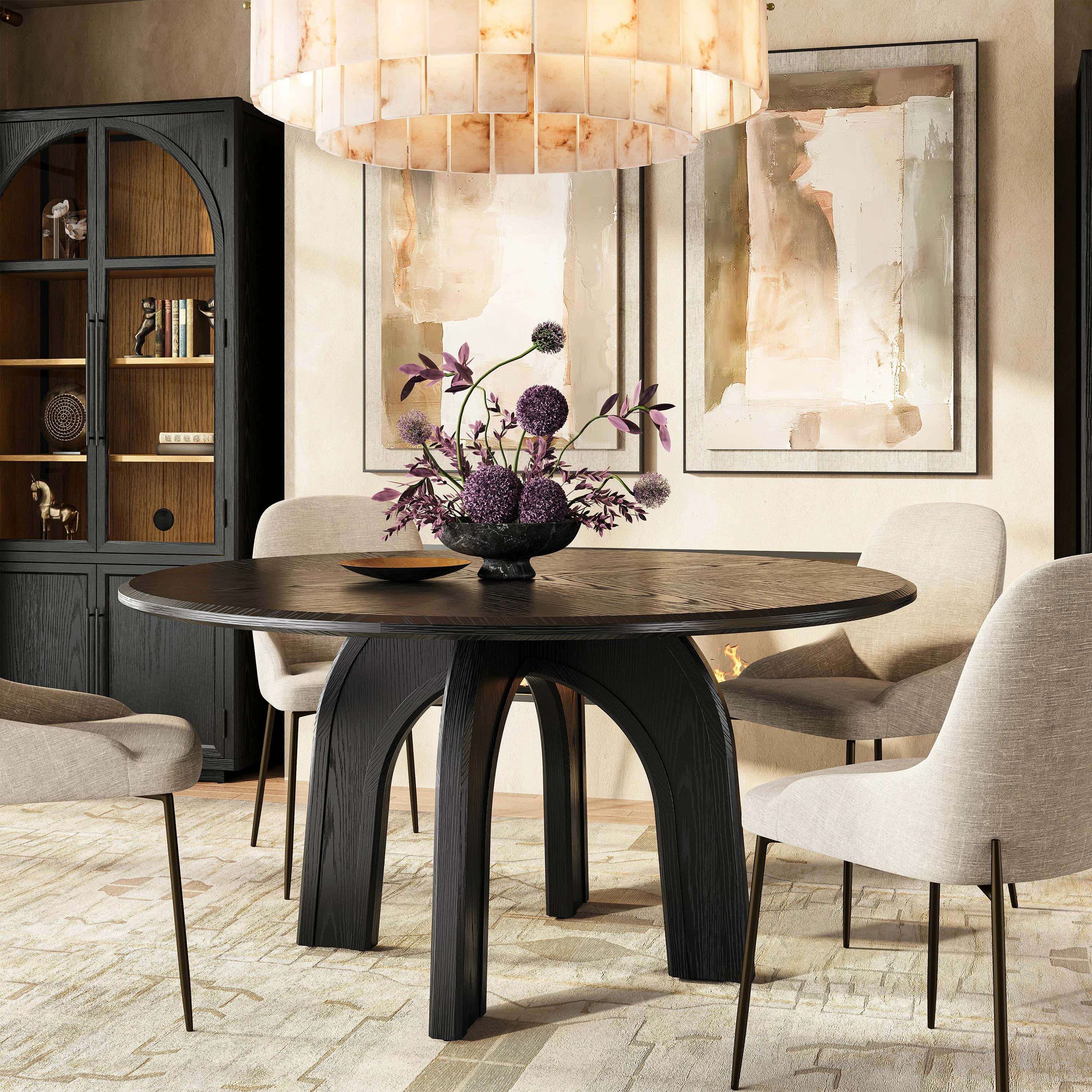 Satina Round Dining Table 60"