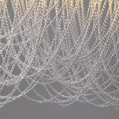 Teresa Cadena Tassel Modern Ring Chandelier