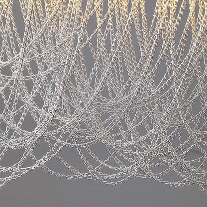 Teresa Cadena Tassel Modern Ring Chandelier