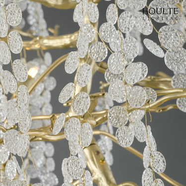 Shiro Noda Crystal Tree Branch Chandelier 95"