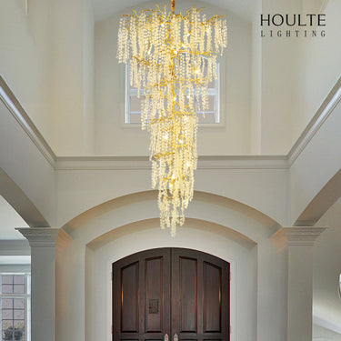 Shiro Noda Crystal Tree Branch Chandelier 95"