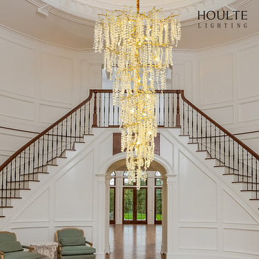 Shiro Noda Crystal Tree Branch Chandelier 95"
