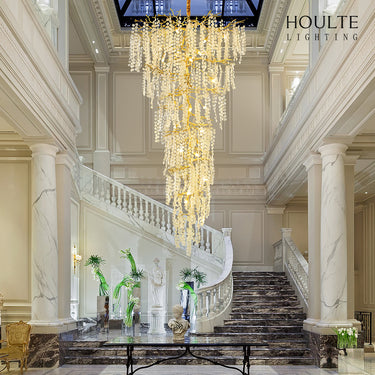 Shiro Noda Crystal Tree Branch Chandelier 95"