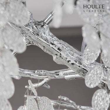 Shiro Noda Crystal Tree Branch Linear Chandelier 72"