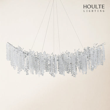 Shiro Noda Crystal Tree Branch Linear Chandelier 72"
