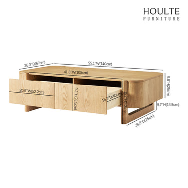 Silas Coffee Table 55"W
