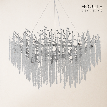Snow Tree Branch Chandelier 47''D
