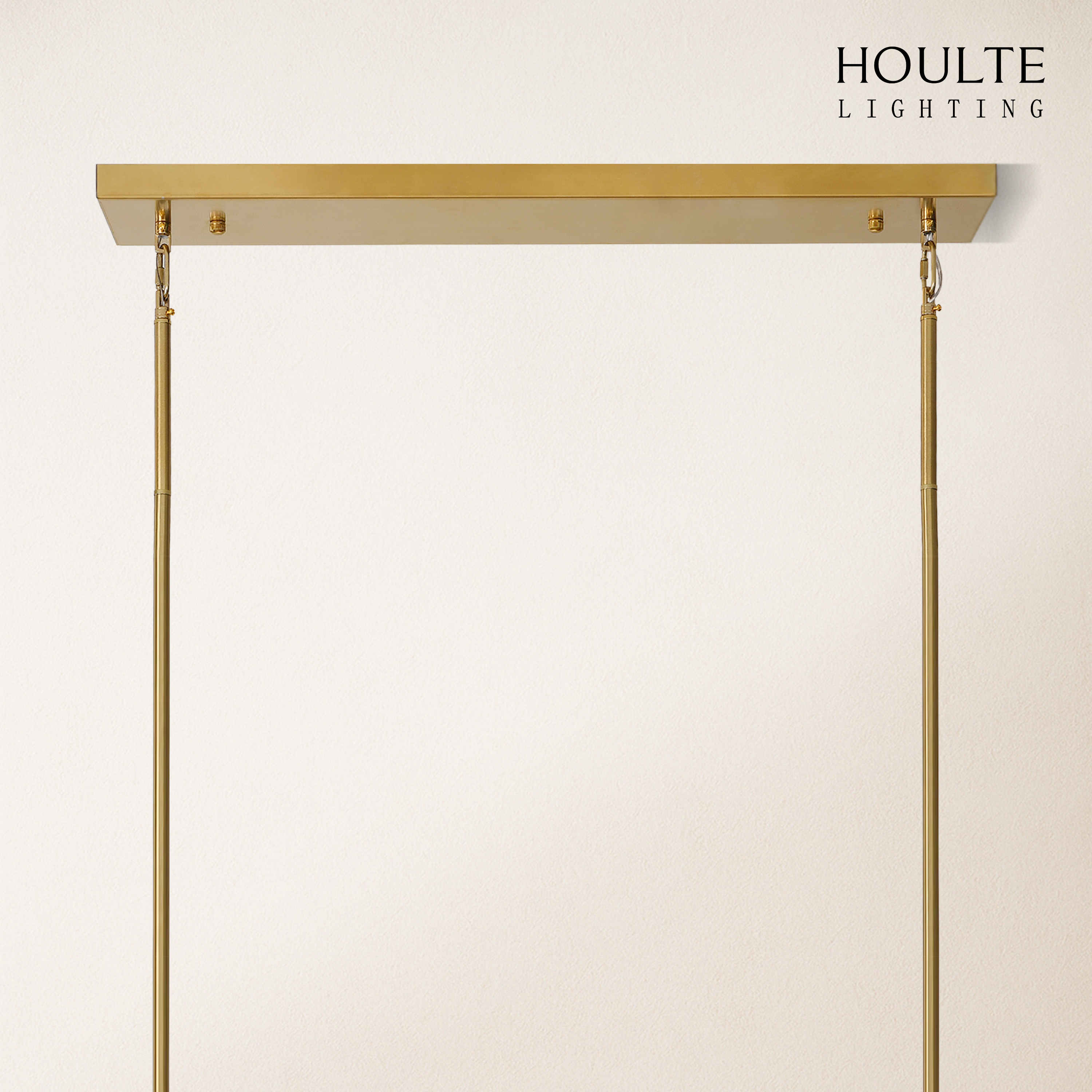 Solmare Alabaster Rectangular Chandelier 54"