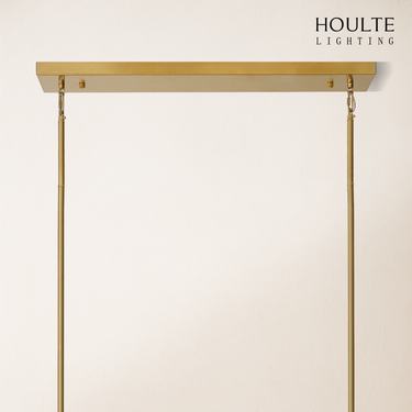 Solmare Alabaster Rectangular Chandelier 54"
