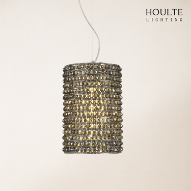 Stellar Beads Pendant Lights Smoke Clear 12"