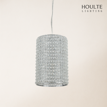 Stellar Beads Pendant Lights Smoke Clear 12"