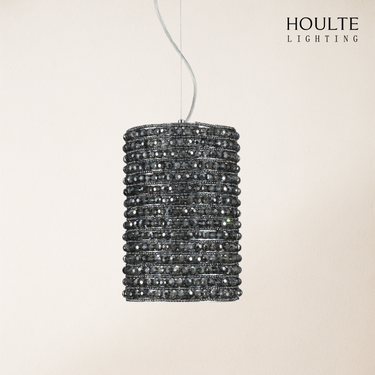 Stellar Beads Pendant Lights Smoke Clear 12"