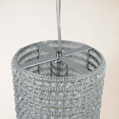 Stellar Beads Pendant Lights Smoke Clear 12"