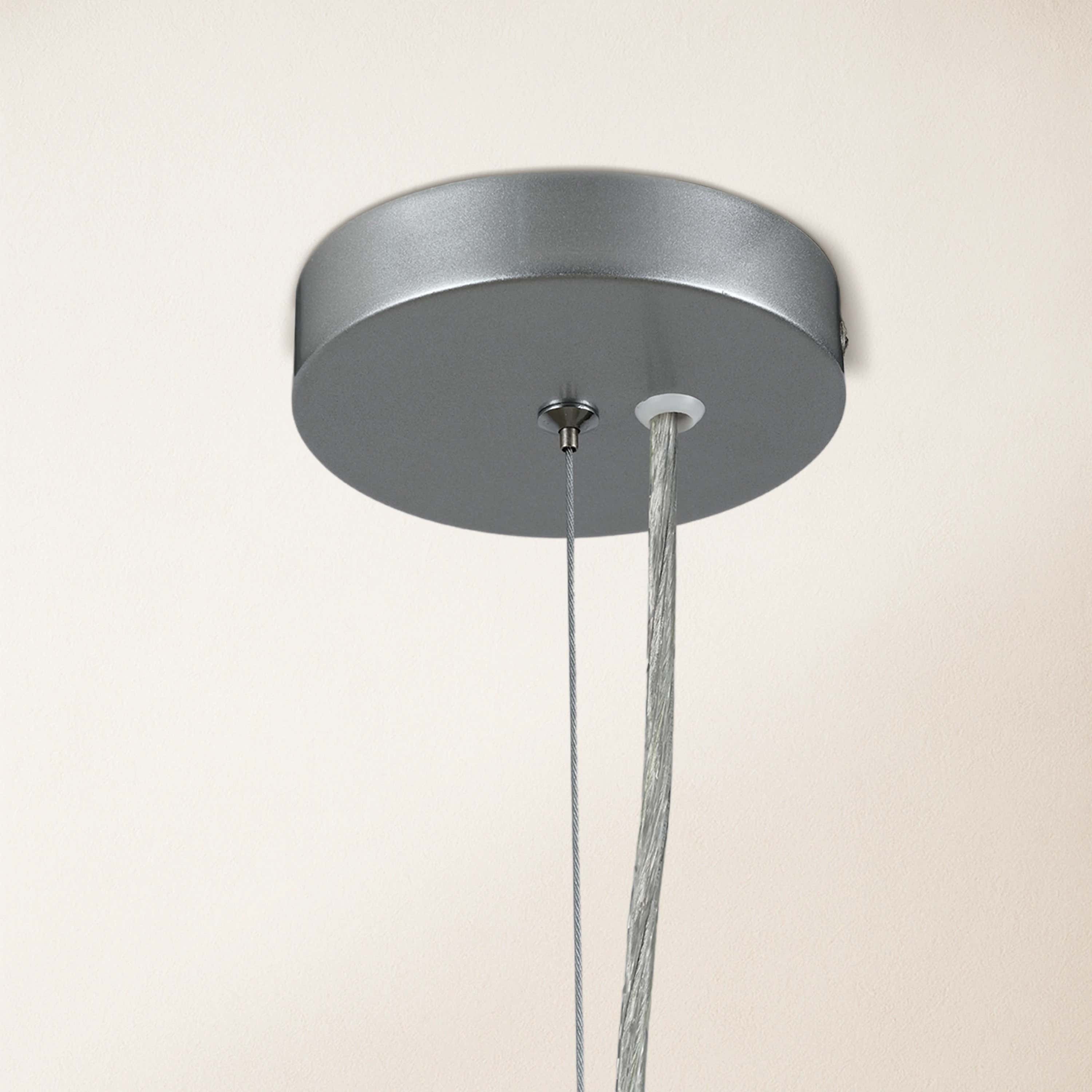 Stellar Beads Pendant Lights Smoke Clear 12"