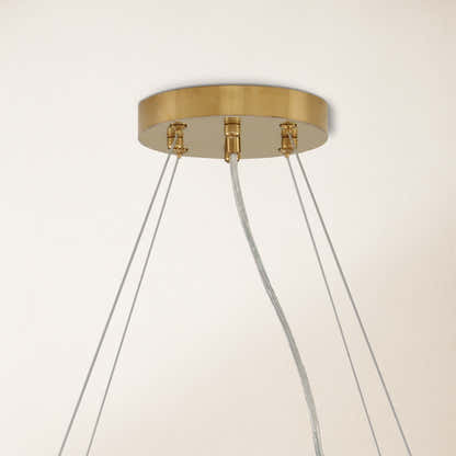 Stellara Crystal Strip Round Chandelier 32"D