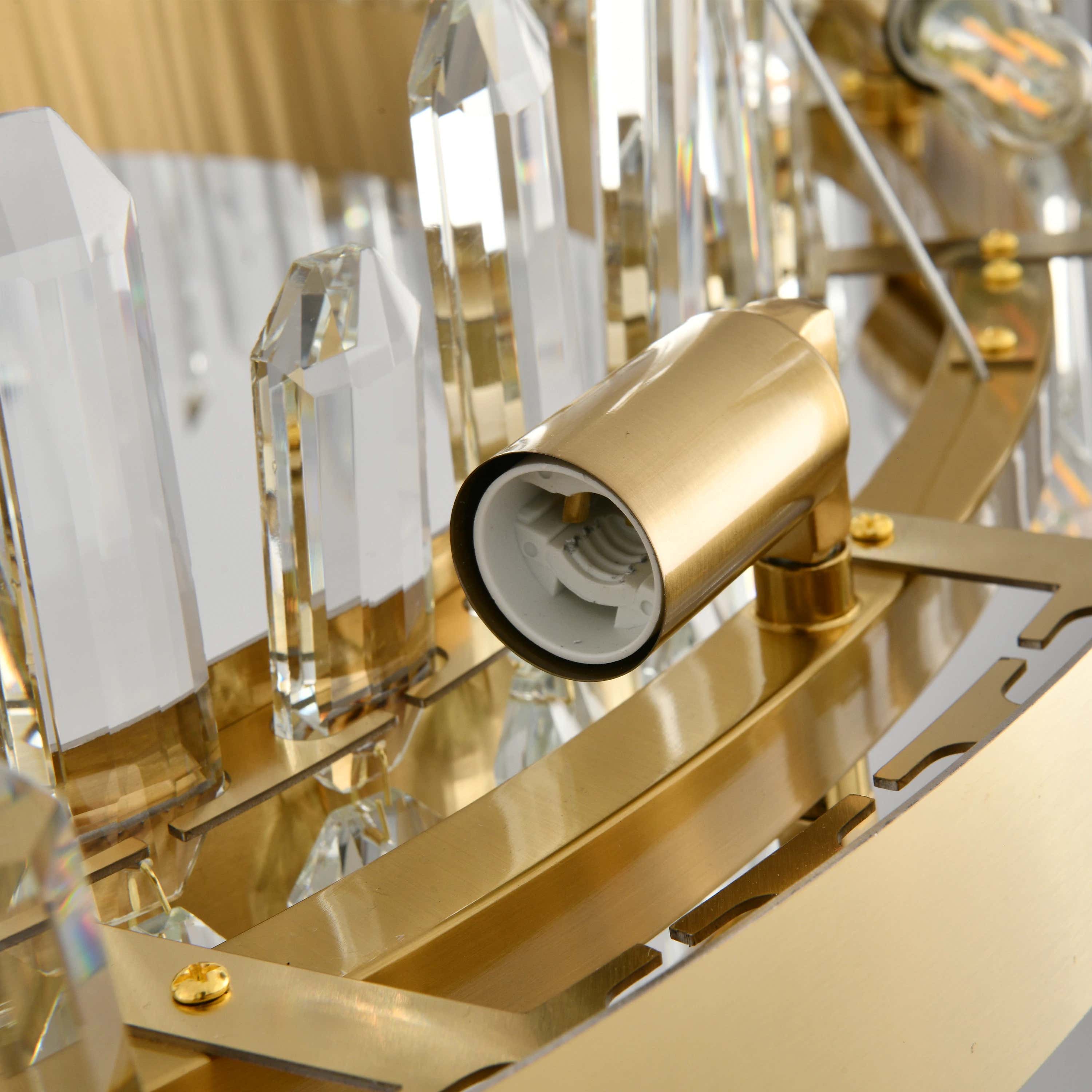 Stellara Crystal Strip Round Chandelier 24"D