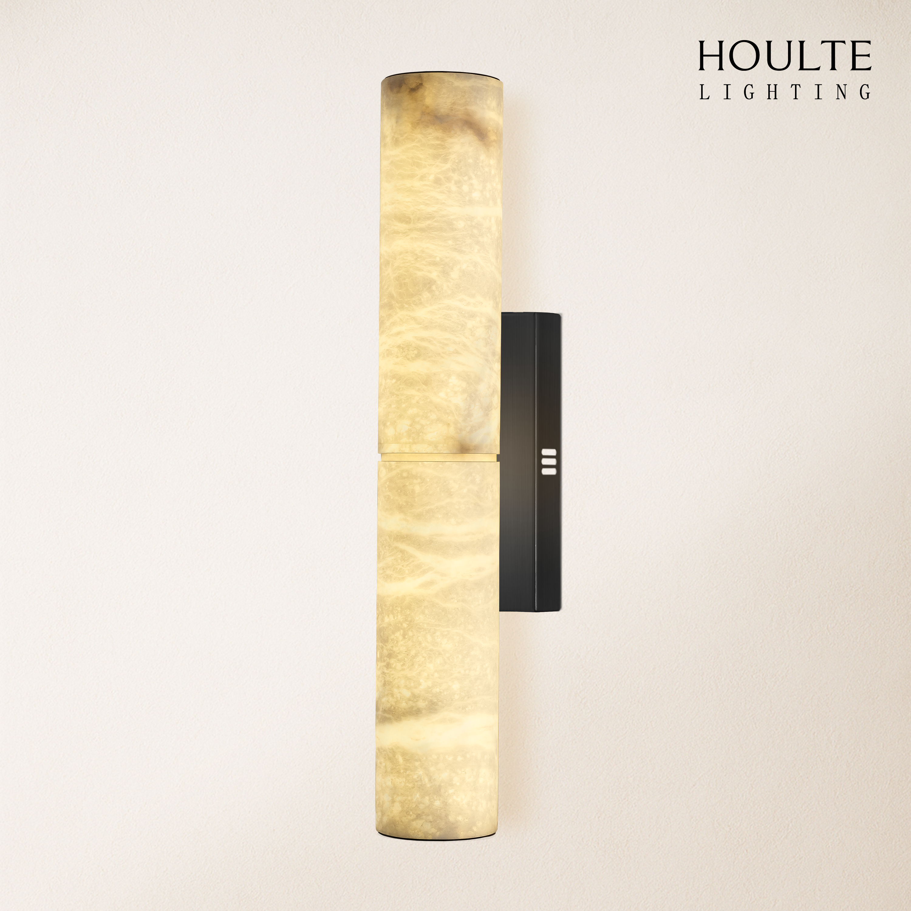 Sylvia Palladian Alabaster Wall Sconce 20"H