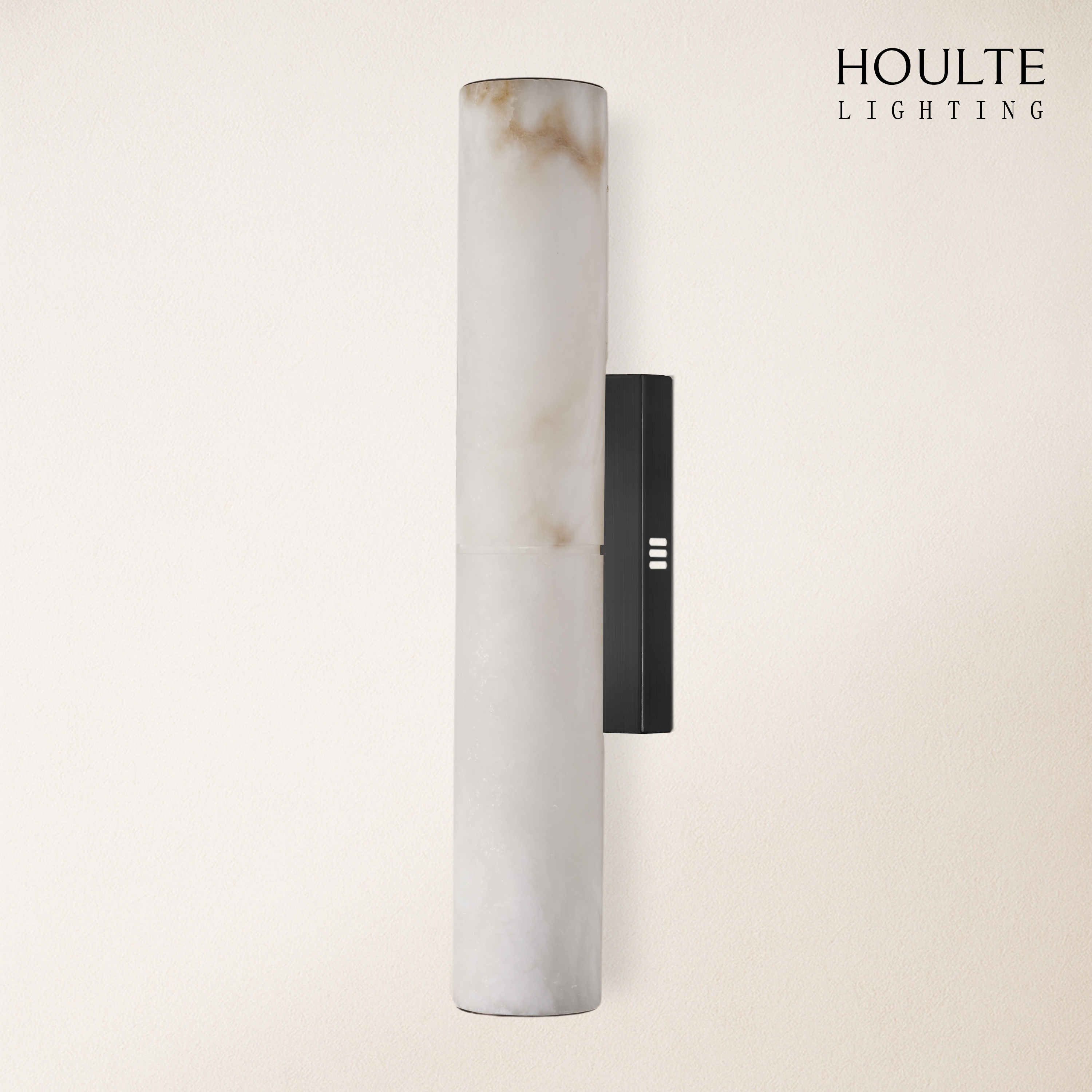 Sylvia Palladian Alabaster Wall Sconce 20"H