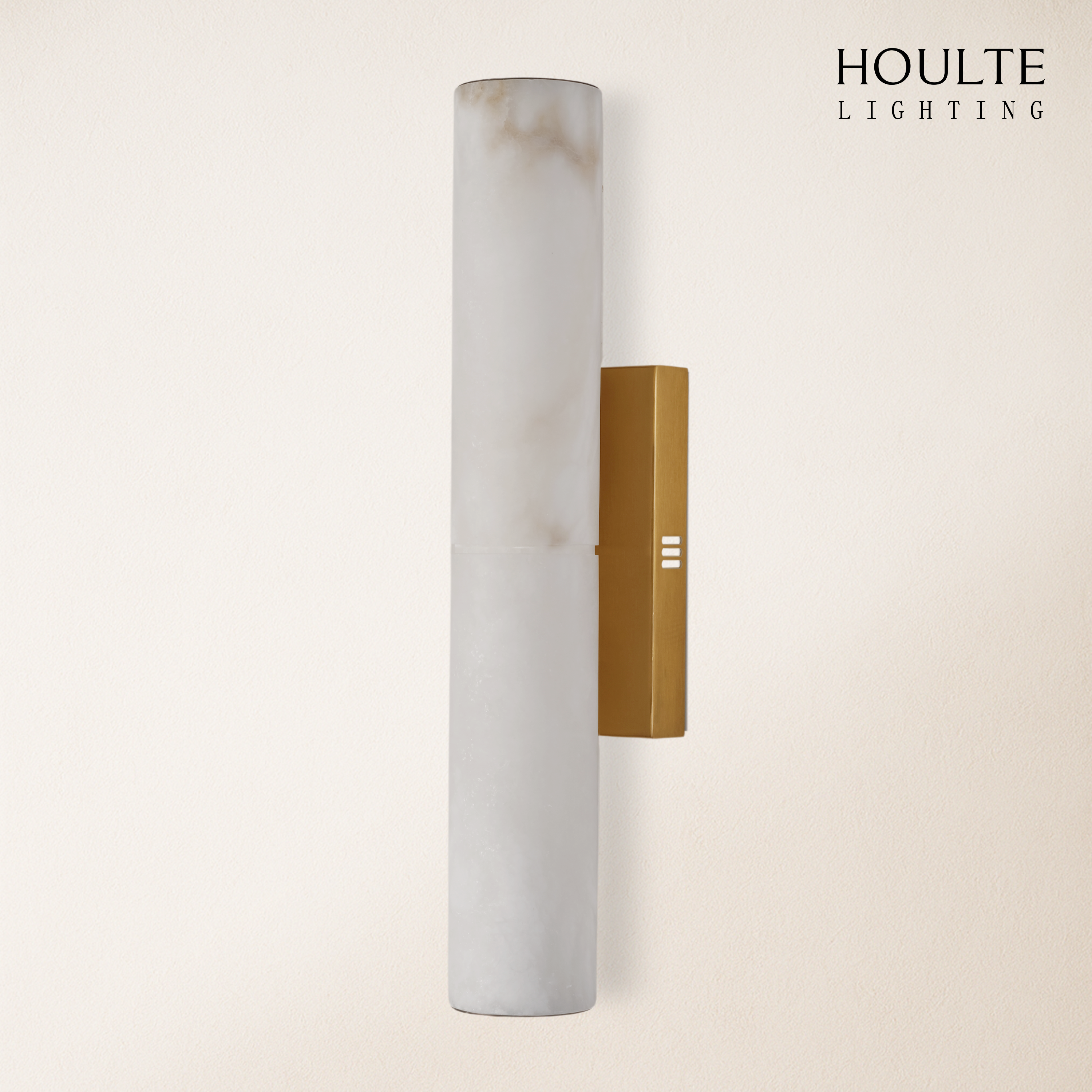 Sylvia Palladian Alabaster Wall Sconce 20"H