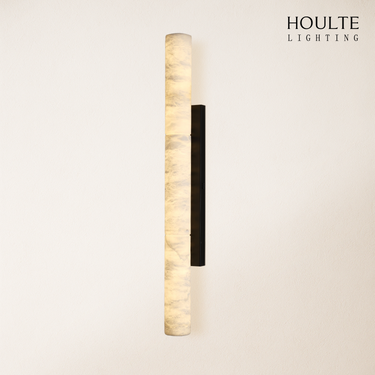 Sylvia Palladian Alabaster Wall Sconce 36"H