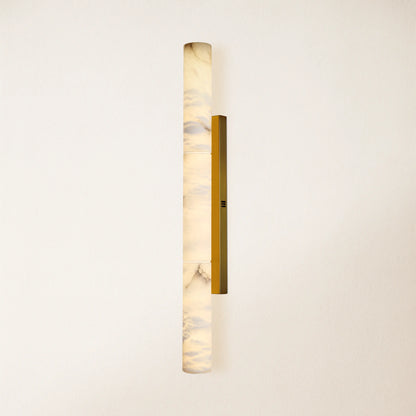 Sylvia Palladian Alabaster Wall Sconce 36"H