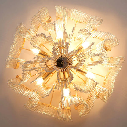 Teresa Cadena Chain Tassel Flush Mount 31"W