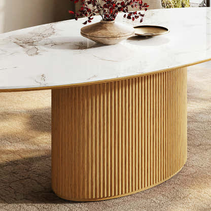 Marley Sintered Stone Dining Table 84"