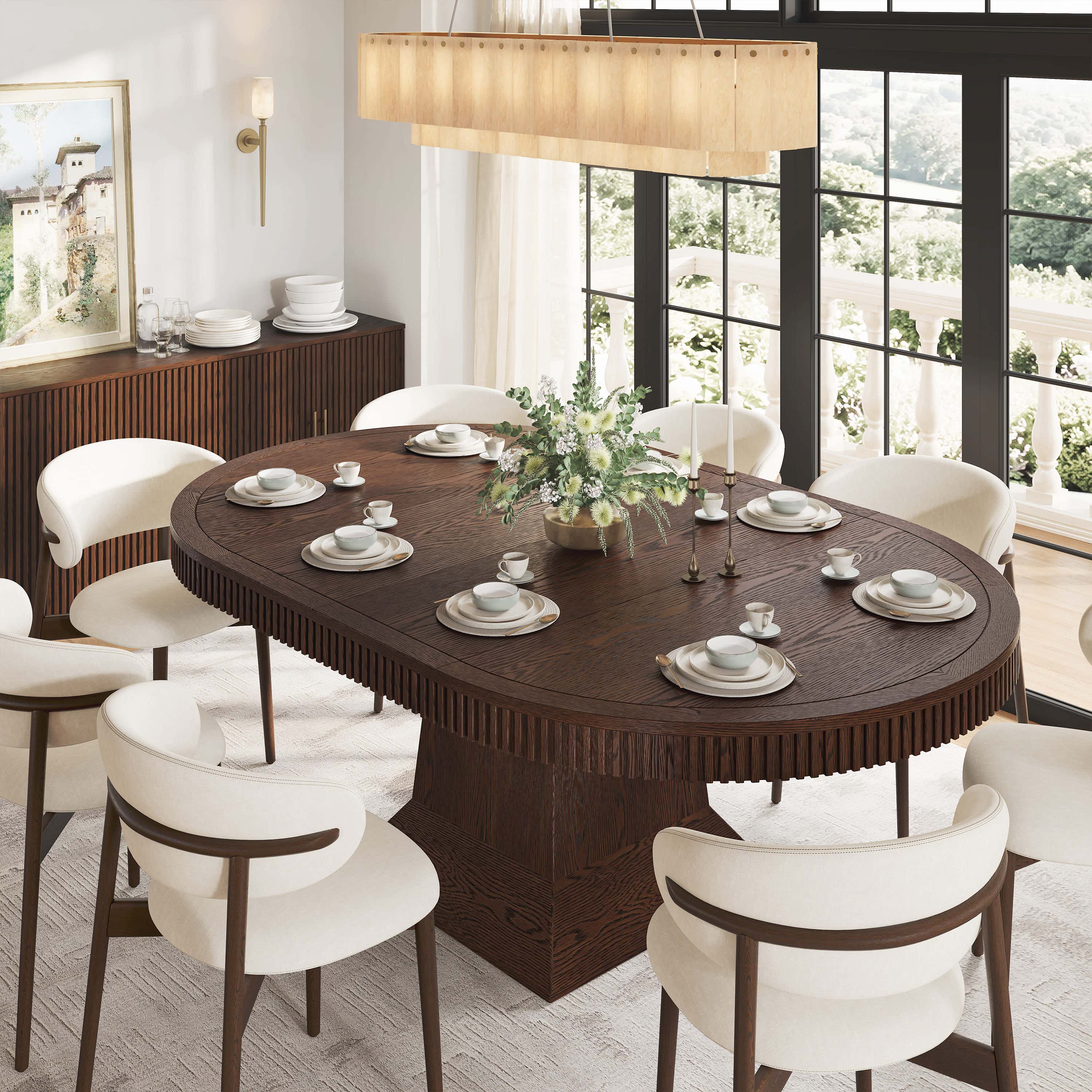 Ansel Dining Table 54" To 85"