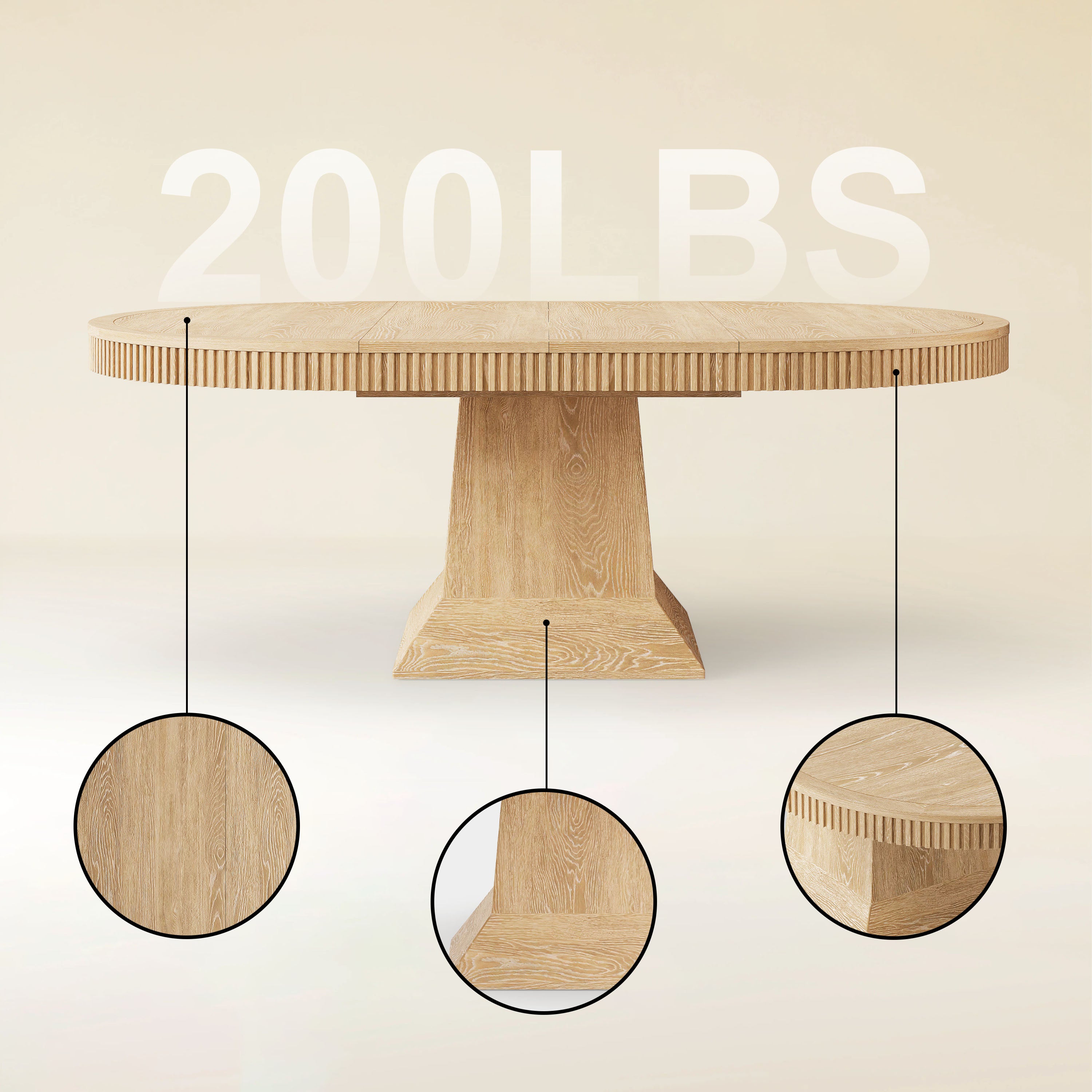 Ansel Dining Table 54" To 85"