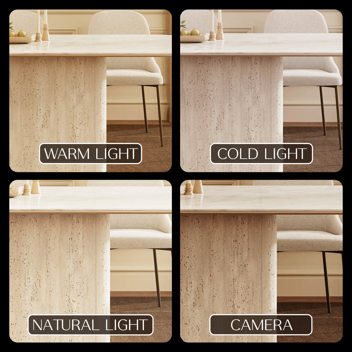 Tivoli Dining Table 84"W