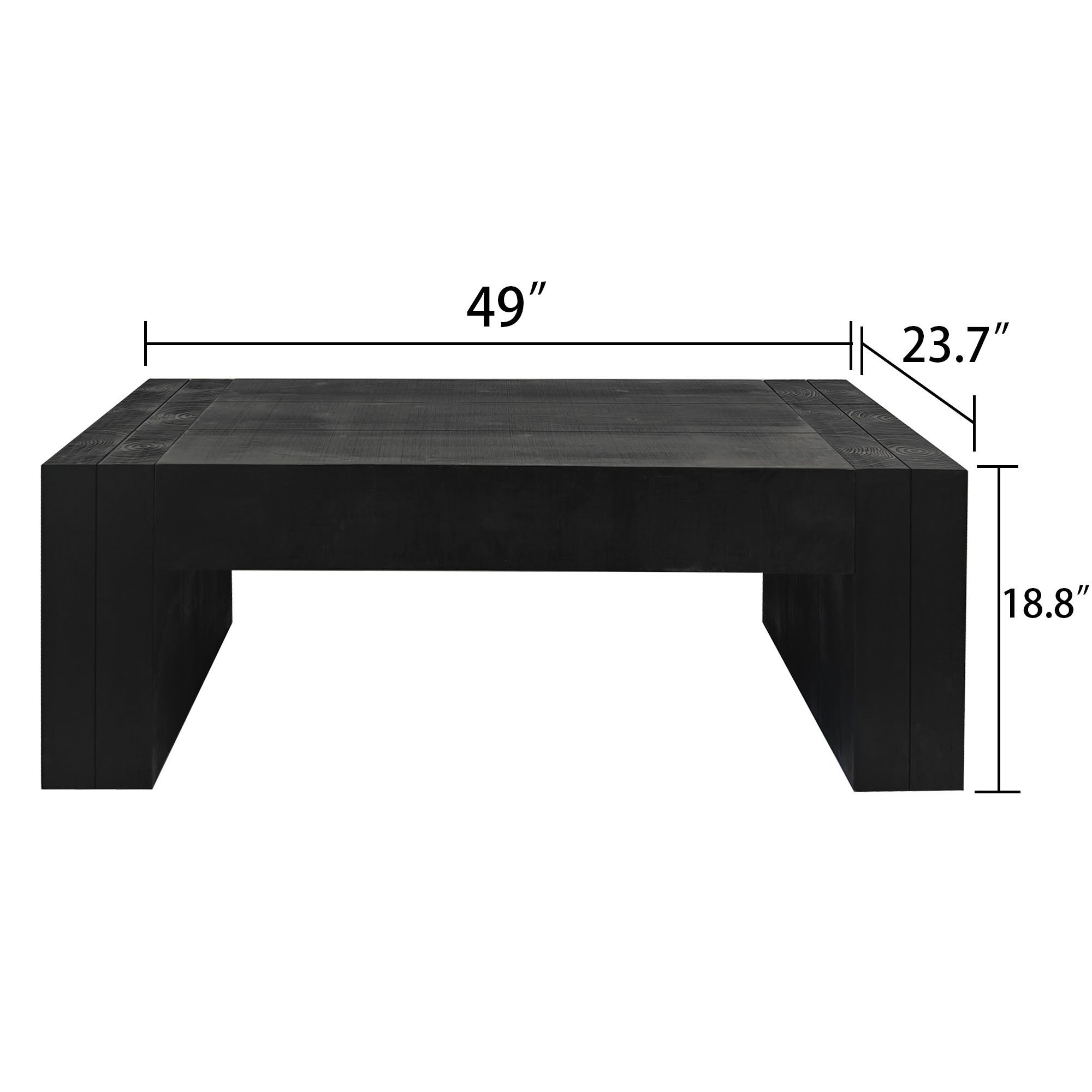 Ubaid Rectangle Coffee Table 40"