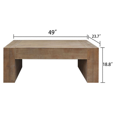 Ubaid Rectangle Coffee Table 40"