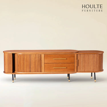 Ewan Oak Extendable Media Console