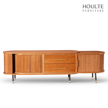 Ewan Oak Extendable Media Console