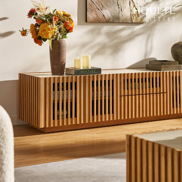 Isla Oak Media Console 80"