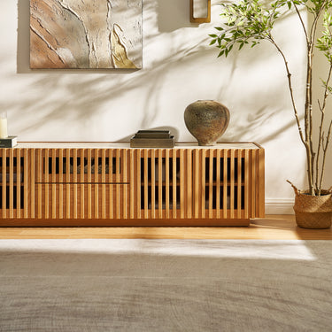 Isla Oak Media Console 80"